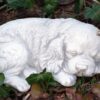 Puppy garden sculpture