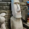 Aiaskulptuur Moai pea